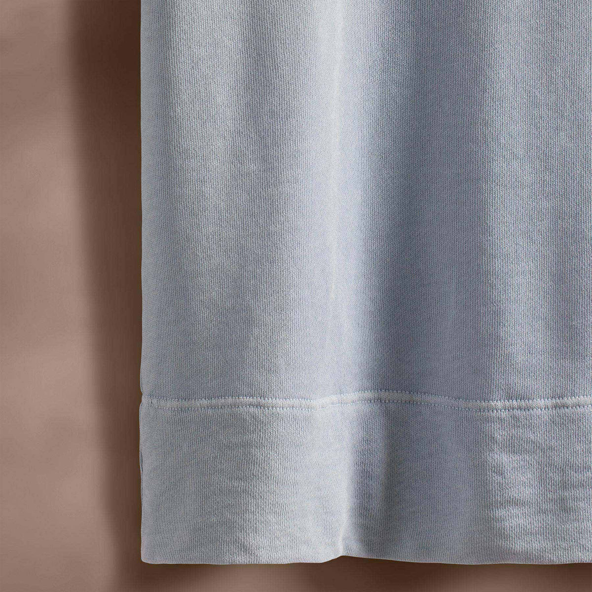 Vintage French Terry Sweatshirt in Grey Glacier Pigment | James Perse Los Angeles
