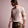 Vintage French Terry Sweatshirt in Nougat Pigment | James Perse Los Angeles
