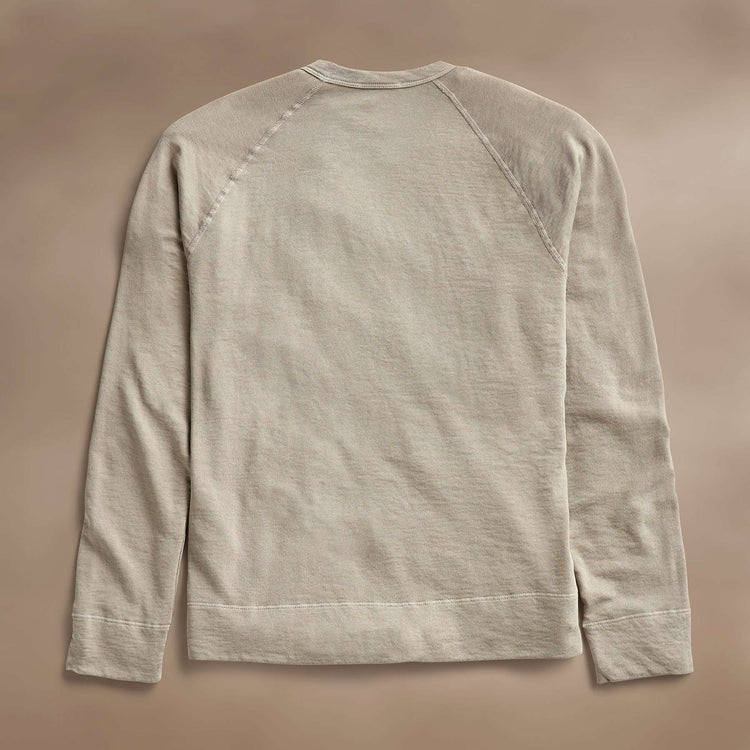 Vintage French Terry Sweatshirt in Overcast Pigment | James Perse Los Angeles