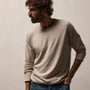 Vintage French Terry Sweatshirt in Stone Pigment | James Perse Los Angeles