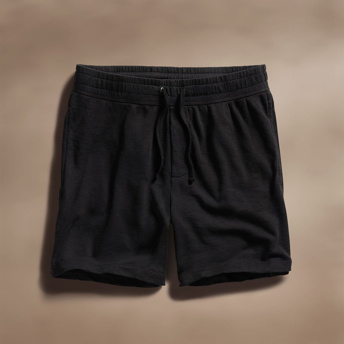 Vintage French Terry Sweat Short in Black | James Perse Los Angeles