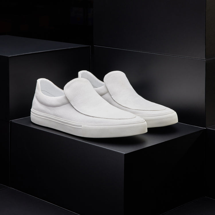 Men's Coastal Canvas Slip On in White | James Perse Los Angeles