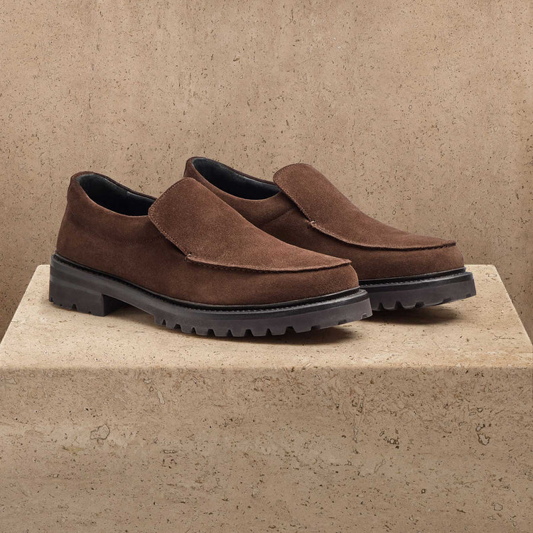 Men's Military Loafer in Cafe | James Perse Los Angeles