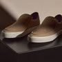 Coastal Suede Slip On in Linen | James Perse Los Angeles