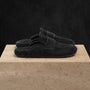 Men's Suede Shearling Lined Loafer in Black/Black | James Perse Los Angeles