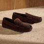 Women's Suede Loafers in Cafe | James Perse Los Angeles