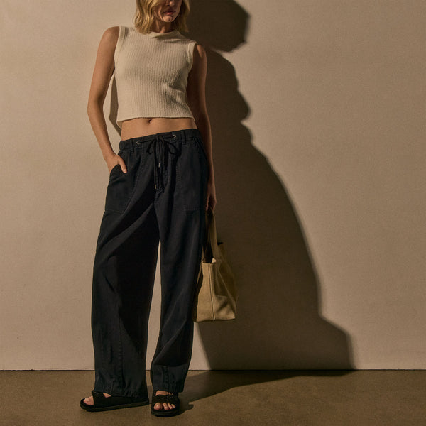 Oversized Surplus Pant in Classic Navy Pigment | James Perse Los Angeles