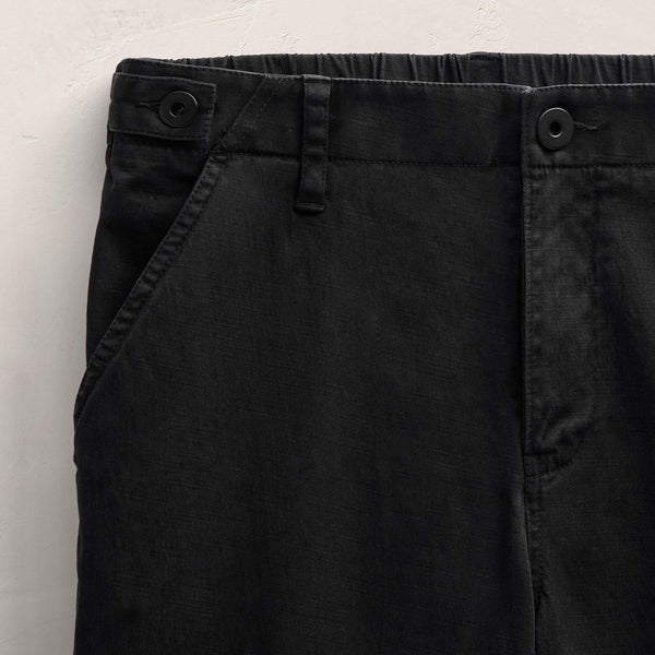 Cotton Long Short in Black Pigment | James Perse Los Angeles