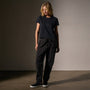 Brushed Elevated Jersey Short Sleeve Tee in Black | James Perse Los Angeles
