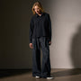 Brushed Thermal Half Zip in Black | James Perse Los Angeles