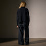 Brushed Thermal Half Zip in Black | James Perse Los Angeles