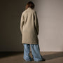 Cotton Shawl Collar Cardigan in Overcast | James Perse Los Angeles