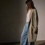 Cotton Shawl Collar Cardigan in Overcast | James Perse Los Angeles