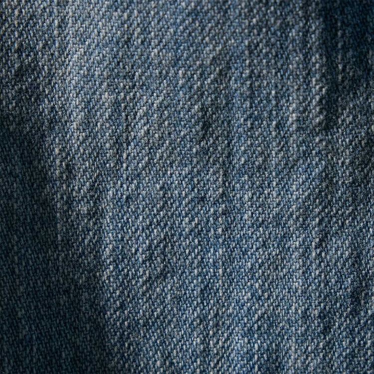 Pleated Denim Pant in Bleach Wash | James Perse Los Angeles