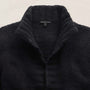 Chnky Knt Cashmere Silk Tie Crdgn in Black | James Perse Los Angeles