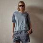 High Gauge Oversized Tee in Bluestone Pigment | James Perse Los Angeles