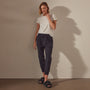 Mixed Media Pant in French Navy | James Perse Los Angeles