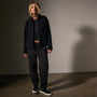 Wool Jersey Zip Up Jacket in Black | James Perse Los Angeles