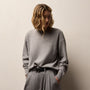 Spun Cashmere Crew Neck in Heather Grey | James Perse Los Angeles