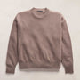 Spun Cashmere Crew Neck in Warm Brown | James Perse Los Angeles