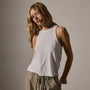 Slub Jersey Muscle Tank in White | James Perse Los Angeles