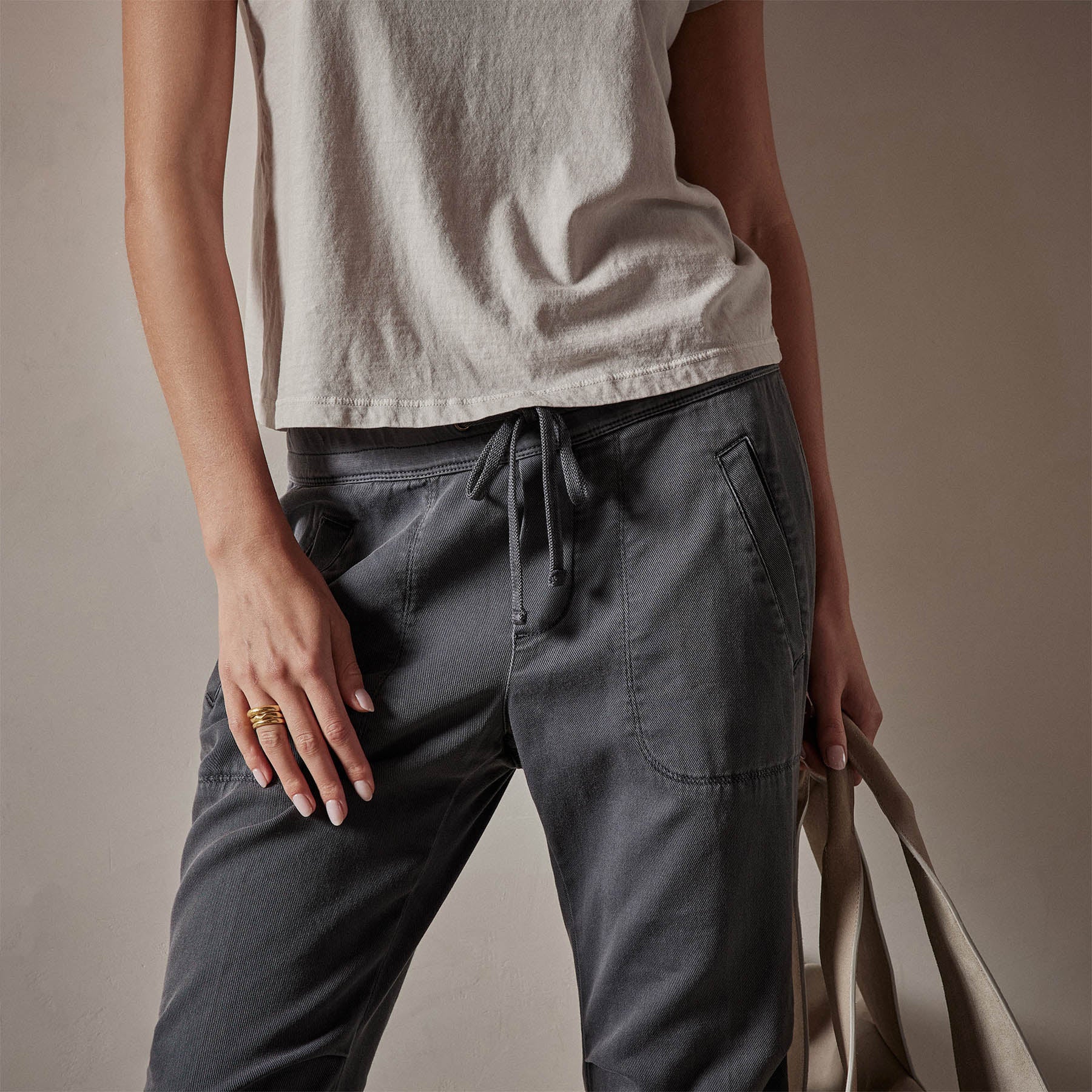 Soft Drape Pant in Maine Pigment | James Perse Los Angeles