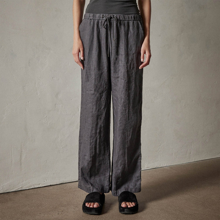 Lightweight Linen Pant in Magma Pigment | James Perse Los Angeles