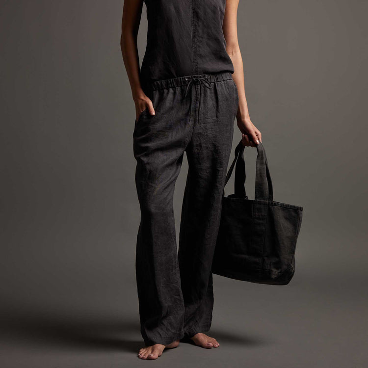 Lightweight Linen Pant in Magma Pigment | James Perse Los Angeles
