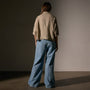 Pocket Cropped Shirt in Overcast Pigment | James Perse Los Angeles