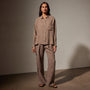 Linen Oversized Shirt in Cargo Pigment | James Perse Los Angeles