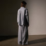Linen Oversized Shirt in Grey Sky Pigment | James Perse Los Angeles