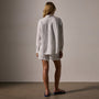 Linen Oversized Shirt in White | James Perse Los Angeles