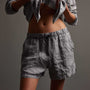 Lightweight Linen Short in Breeze Pigment | James Perse Los Angeles
