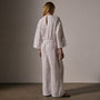 Garment Dye Linen Jumpsuit in White | James Perse Los Angeles
