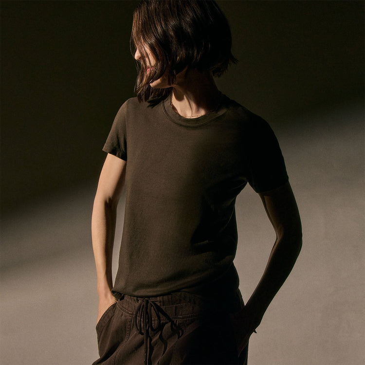 Vintage Little Boy Tee in Porcupine | James Perse Los Angeles