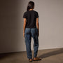 Shrunken Crew Neck Tee in Black | James Perse Los Angeles