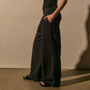 Lyocell Blend Elevated Trouser in Black | James Perse Los Angeles