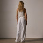 Matte Polyester Paper Bag Pant in White | James Perse Los Angeles