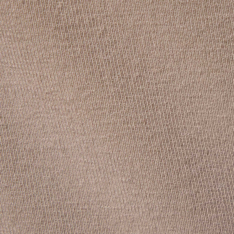 Stretch Lotus Deep V Dress  in Tan | James Perse Los Angeles