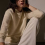 Women's Cashmere Crew Gift Set in True Black/Ivory | James Perse Los Angeles