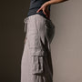 Wide Leg Linen Vscs Cargo Pant in Nimbus Pigment | James Perse Los Angeles