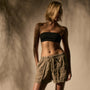 Viscose Linen Utility Short in Overcast Pigment | James Perse Los Angeles