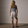 Viscose Linen Utility Short in White | James Perse Los Angeles