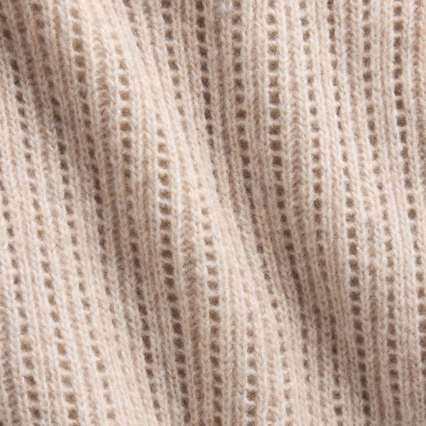 Open Stitch Vest in Alabaster Mix | James Perse Los Angeles