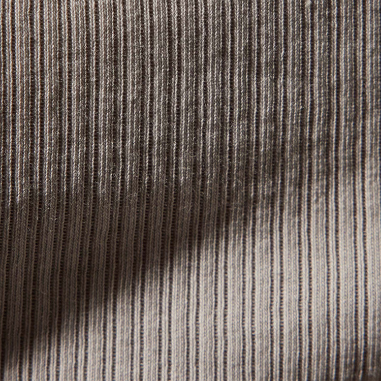 Ribbed High Neck Cami in Salt Pigment | James Perse Los Angeles