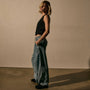 Open Knit Cashmere Vest in Black | James Perse Los Angeles