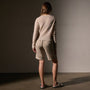 Soft Featherweight Cashmere Cropped Sweater in Light Beige | James Perse Los Angeles