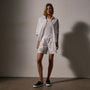 Stretch Poplin Elastc Short in White | James Perse Los Angeles