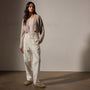 Recycled Cashmere Bolero in Beige Marl | James Perse Los Angeles