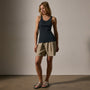 Tubular Rib Tank in Magma | James Perse Los Angeles
